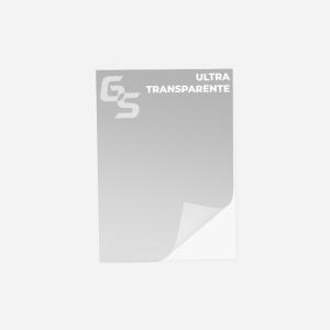 Adesivo Vinil ultra Transparente Vinil Adesivo M² 4x0 Brilho Sem acabamento Adesivo translucido