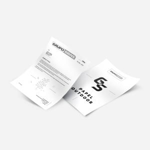 Papel outdoor 90gr papel celulose 90gr M² 4x0 brilho sem refile usado para big hand e outdoors