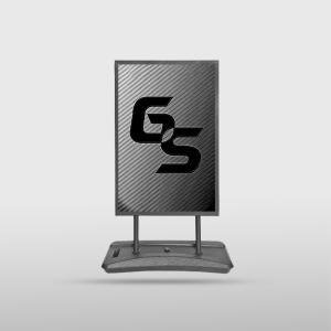 Totem Portátil Dupla Face 90x70 Display      